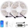 Arotelicht Striscia LED,WiFi Striscia,RGB 10M SMD5050 IP65 Compatibile con Alexa/Google Home,controllata da smartphone,Adatto per vacanze,decorazioni di compleanno,illuminazione