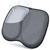 Generic Cuscino ortopedico in gel a nido d'ape, per alleviare il dolore alla sciatica, antiscivolo, per auto/ufficio/sedia a rotelle, con comfort rinfrescante (grigio)
