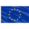 AhfuLife 1 Pcs Bandiera dell'Unione Europea, Bandiera Europa 1.5 x 0.9 m, Grande Bandiera UE per Decorazioni per Feste di Calcio Europeo, Festival, Doppio Lato con Occhielli in Ottone