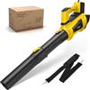 panthem Soffiatore a batteria compatibile con Dewalt 20 V (senza batteria), 225 km/h a 5 marce, soffiatore elettrico senza spazzole, 23000 RPM, flusso d'aria 600 m³/h per giardino, fogliame, polvere e