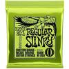 Ernie Ball, Regular Slinky Nickel Wound, Corde per chitarra elettrica, diametro 10-46