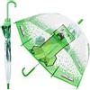 Minecraft Ombrello Pieghevole - Ombrello Trasparente Portatile Ombrelli Da Pioggia Antivento Anti UV Ombrello Bambino Unisex Gadget Originale (Trasparente)