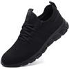 Damyuan Scarpe Sportive Leggere da Uomo, Scarpe da Corsa, Camminate, Palestra, Casual, Scarpe da Ginnastica alla Moda, Scarpe da Trekking, Nero, 43 EU, Nero, 43 EU