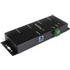 StarTech.com Hub USB 3.0 Resistente per uso industriale a 4 porte con protezione
