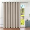 BGment Tenda per porta scorrevole per patio, divisorio extra largo, oscurante, isolamento termico, trattamento per finestra, lunghezza 213 cm, larghezza 254 cm, 1 pannello, cammello