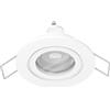 Eglo Barranco - Faretto LED da incasso, soffitto in plastica colore bianco, lampada bagno con luce bianca neutra, lampadina GU10, IP44