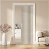 AJAZZ Tenda magnetica 100% oscurante, per porte a fisarmonica, per porte e armadi, invisibili, applicabili per camera da letto, soggiorno, porta (bianco panna, 132 x 198 cm (larghezza x lunghezza), 1