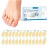 Sumiwish Cerotti per Vesciche Piedi, 26 Pezzi Impermeabili Cerotti Idrocolloidali per Prevenzione Vesciche, Riducono Attrito e Sfregamento, Lunga durata e resistenti all'acqua (Toe Pack)