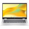 HP Chromebook x360 14b-cd0006nl Intel® N N100 35,6 cm (14) Touch screen HD 4 GB LPDDR5-SDRAM 128 GB eUFS Wi-Fi 6 (802.11ax) ChromeOS Argento GARANZIA ITALIA