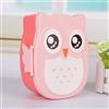 Haofy Lunch Box Kids Plastica Portatile Cartoon Gufo Lunch Box Food Safe Microonde Storage Container