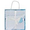 Interbaby Coperta A Bolle In Blu Per Neonati Con Due Trame - 720 g