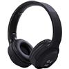 Trevi DJ 601 M Cuffie Stereo Hi-Fi con Microfono per Smartphone, Tasto di Risposta e Archetto Pieghevole, Design Pieghevole e Controllo Chiamate, Lunghezza Cavo 1.2m, Nero