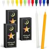 WOUMON 36 Candele Affusolate, 1,2 x 10 cm Paraffina Colorate, Candele Decorative per La Casa (16CM)