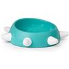 UNITED PETS Boss Ciotola per Cani, di Design, Made in Italy, Ideale per Bulldog, Carlino, Pechinese, Boston Terrier, Colore Aquamarina, Capacità 160ml