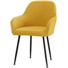 RTSFKFS 2/4/6 Pezzi Copripoltrona Elasticizzato Ufficio Coprisedia con Braccioli Fodera Poltroncina Sala Pranzo Jacquard Casa e Cucina Soggiorno Impermeabile Copertura Sedia da Scrivania ( Color : #26 , Size