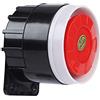 Sonew 12V DC Mini Red Wired Horn Sirena, di Allarme Acustico Corno di Avvertimento per la Sicurezza Domestica 120dB