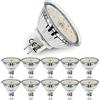 Allesgute Confezione Da 10 Lampadine LED MR16 GU5.3 12V, Bianco Naturale 4500K, 5W Equivalente A Lampadina Alogena 45W, Spot LED MR16 Luminoso 480LM, Angolo Di Emissione 120° Ø50x45mm, Non Dimmerabile