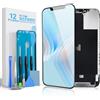 GULEEK Display per iPhone 12 Pro Max, Schermo LCD FHD 6,7, Touch Screen Integrato