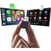 CarlinKit MINI-Ultra Adattatore Wireless CarPlay e Android Auto, Adattatore Wireless 2-in-1 Converte CarPlay/Android Auto Cablato in Wireless, Design Mini Stick, Aggiornamento OTA