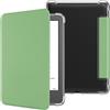 HGWALP Custodia per Kindle da 6 pollici (11a generazione 2024/2022), ultra trasparente, morbida e flessibile in TPU trasparente, guscio leggero con accensione e spegnimento automatico per Kindle 2024