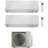 Daikin CONDIZIONATORE DAIKIN DUAL SPLIT PERFERA ALL SEASONS 15000+15000 BTU WIFI INVERTER 2MXM50A A+++