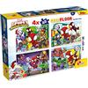 Liscianigiochi Marvel Puzzle DF Maxi Floor 4 x 48 Spidey, 100378