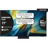 SAMSUNG Smart TV 77'' QE77S95FAEXZT OLED 4K, NQ4 AI Gen4 Processor, 4K AI Upscaling, Glare Free, Dolby Atmos & OTS+, Infinity One Design, 2025