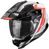 SCORPION Casco ADF-9000 AIR PATROL Bianco Rosso SCORPION