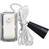 FEB Pulsante Unipolare Con Corda 10A 250V FEB - Avorio, Compatibile Con Sistemi Magic, Certificato IMQ