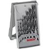 BOSCH Punte Elicoidali Legno Bosch Professional 7Pz - 10Mm Diametro, Gambo Cilindrico, Alta QualitÃ