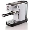 Ariete 1381 Macchina da caffè con manometro, compatibile con caffè in polvere e cialde ESE, 1300 W, Capacità 1,1 L, 15 bar di pressione, Filtro 1 o 2 tazze, Dispositivo Cappuccino Bianco"