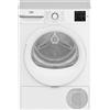 Beko BMT491WI_IT, Asciugatrice 9kg, Classe C, Linea Estetica NX, motore inverter, Display digitale, colore Bianco, oblò Bianco"