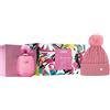 Enrico Coveri Contemporary Girl Rose Glow Eau de parfum Cofanetto Regalo con Cappellino