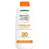Garnier Ambre Solaire Hydra 24H protect SPF20 Latte protettivo