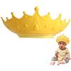 UBRAVE Cappello Doccia Bambini, Doccia Cap per Bambino,Visiera Doccia Bambini,Cuffia da Doccia In Morbido Silicone,Cappello da Doccia per Bambini Regolabile,Prevenire l'Acqua Flusso Verso Occhi e Viso,Giallo