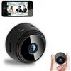 QianShouYan Mini fotocamera WiFi 720P Telecamera di sicurezza portatile per esterni con batteria, memoria TF e controllo app per casa