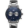 MVMT Orologio Analogico al Quarzo da uomo con cinturino in acciaio inossidabile con cinturino in acciaio inossidabile - D-BT01-BLUS, Blue