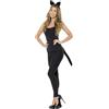 SMIFFYS Kit gatto, Nero, con cerchietto e coda