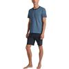 CALIDA Relax Essentials Set di Pigiama, Oscurante, Coronet Blue, 52-54 Uomo