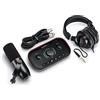 Focusrite Vocaster Two Studio — Interfaccia per la registrazione di podcast per un conduttore e un ospite, con microfono dinamico di qualità professionale Vocaster DM14v e cuffie HP60v