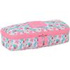 safta Moos Flores - Astuccio per bambini, in tessuto riciclabile, astuccio per bambini, ideale per bambini in età scolastica, comodo e versatile, qualità e resistenza, 22 x 8 x 5 cm, colore