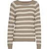 VERO MODA Vmdoffy LS O-Neck Blouse Ga Noos, Visone Argenteo, S Donna