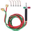 Tyenaza Mini Cannello a Gas per Saldatura, Kit Torcia per Ossigeno Micro Torcia per Saldatura Acetilene con 5 Punte, Torcia per Saldatura a Gas per Saldatura ad Alta Temperatura per Riparazione di Gioielli