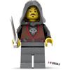 BRICK Flip Set di Figure Lego Wolfpack: Lego Guerriero Lupo con Spada - Espandi il Tuo Esercito e Castello dei Cavalieri con Minifigure dei Cavalieri, dal Set di Battaglia Wolfpack