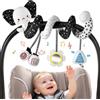 URMYWO Spirale Passeggino Neonato, Arco Giochi Neonato con attività Montessori Sensoriali, Pratico da Appendere a Passeggino Lettino e Seggiolino, Idea Regalo per Sviluppare Motricità 0-6 Mesi