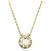 Swarovski Pendente Bella V, Taglio Round, Tono dorato, Placcato color oro