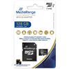 MediaRange Micro SDXC Memorycard UHS-1 128GB Classe 10 con adattatore SD MR945