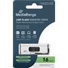 Mediarange Chiavetta Pendrive USB 16GB 3.2 Gen 1 a scorrimento - MR915