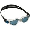 AQUASPHERE Kayenne | Occhiali da nuoto, nuoto, triathlon, nuoto in acque libere per adulti con protezione UV, guarnizione in silicone, visione a 180°, lenti antiappannamento per uomini e donne,