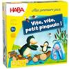 HABA - I miei primi giochi - Veloce, Piccolo Pinguino - Giochi da tavolo Bambino - Gioco di dadi - 2 Anni - 307059